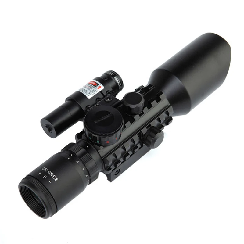 3-10X42E M9 компактный прицел красный лазер R/G Illum винтовка Оптика прицел тактические оптические прицелы Охота