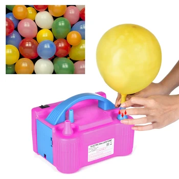 

110V-120V Balloons Pump Inflator Double Nozzle Air Pump Electric Birthday Decorations Inflator Balloon Tool Accessories US Plug