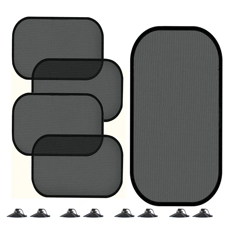 Cubierta solar UV con ventosa para ventana de coche, 2 uds., para coche para niños, ventana lateral trasera, visera, escudo