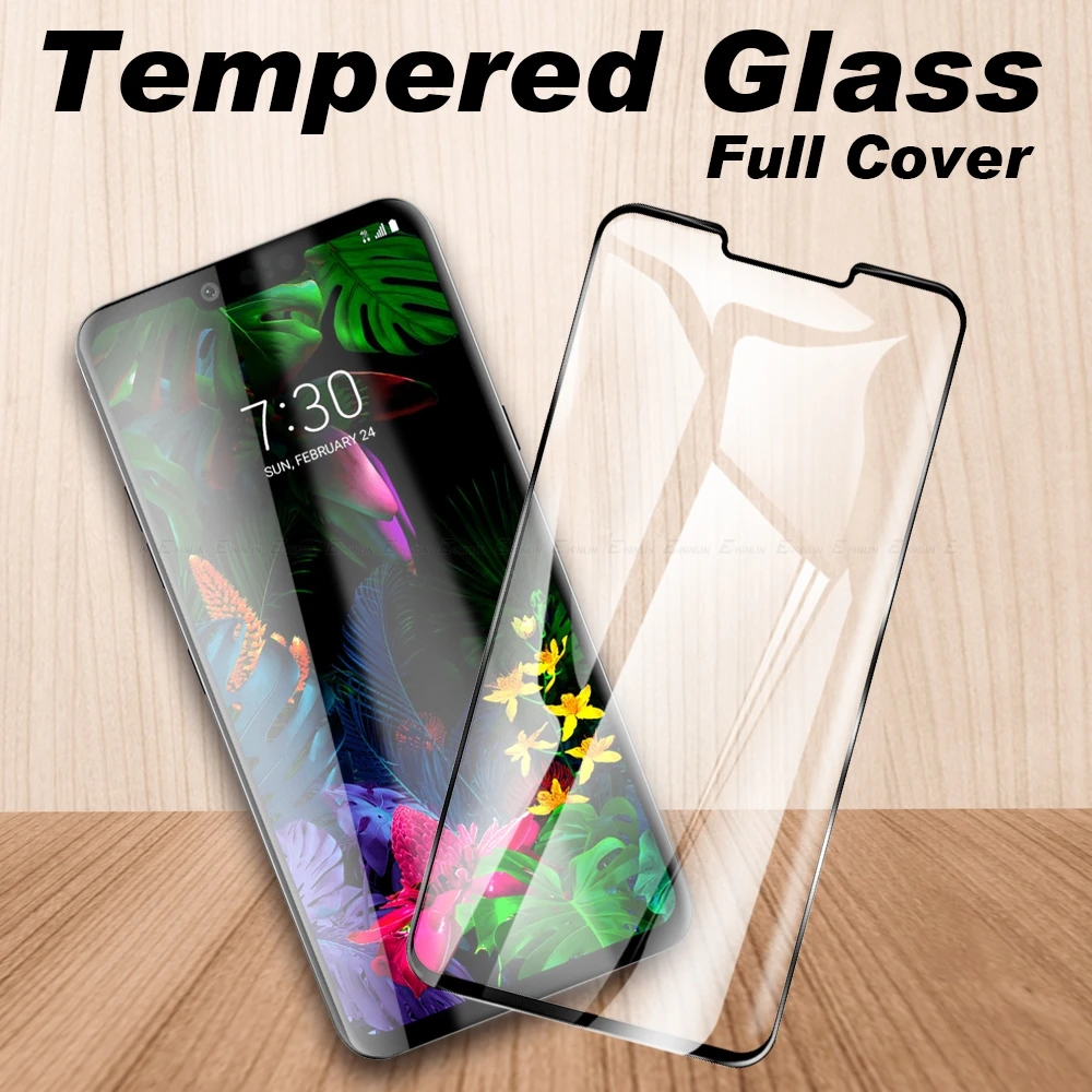 Full Cover Screen Protector Glass Film For LG G8S G7 G6 Q7 Plus V60 V40 V50 ThinQ Alpha 5G Tempered | Мобильные телефоны и