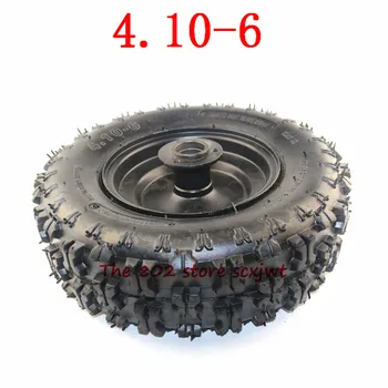 

High quality 4.10-6 tyre and rim Fit All Models ATV Go kart MIni Quad 47cc 49cc snowplow tires Snowmobile tires