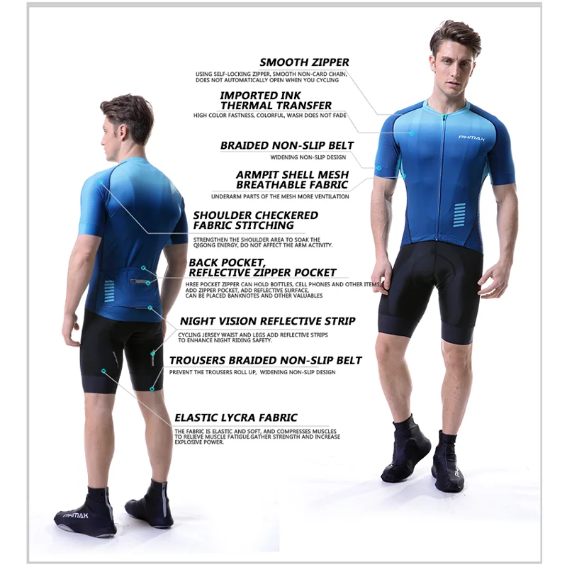 Комплект спортивной одежды для велоспорта PHMAX Pro спортивный костюм маунтин байка