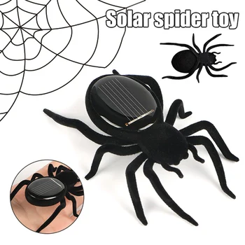 

Solar Powered Automatic Solar Spider Educational Robot Scary Insect Gadget Trick Kids Robot Toy BM88