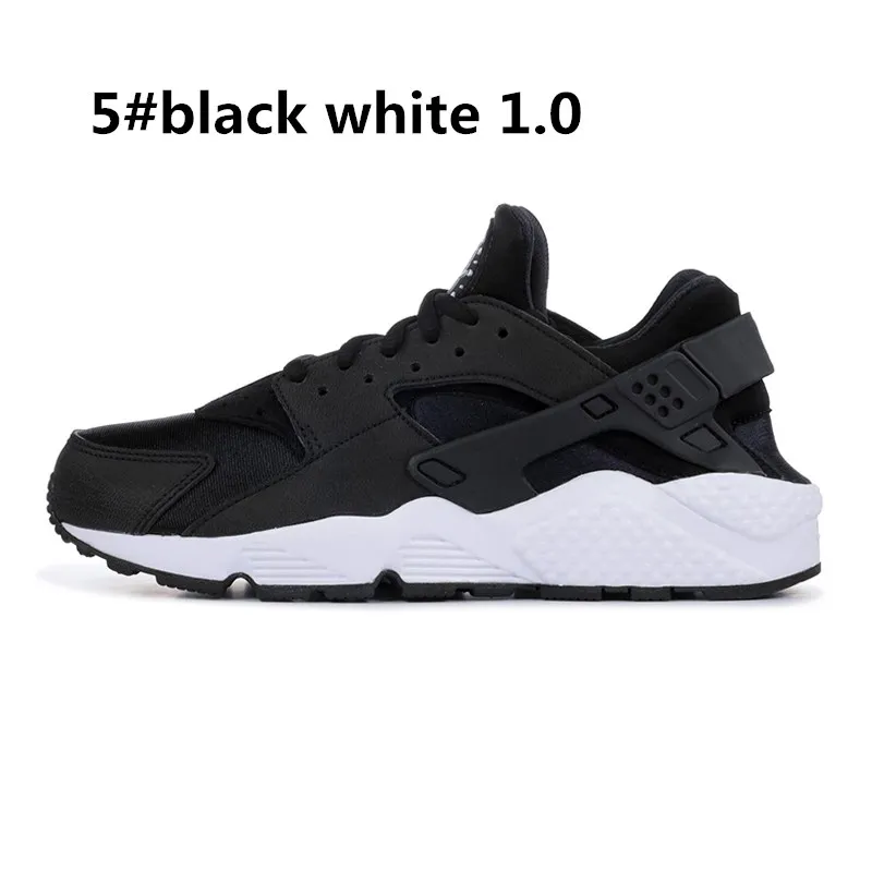 huarache blanco y negro