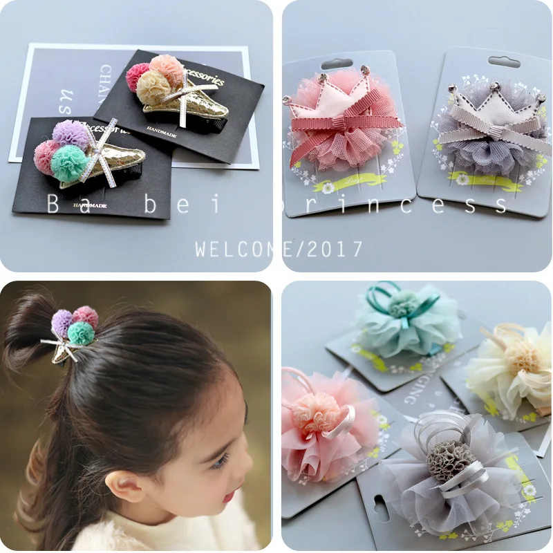 

2018 Spring New Products Multi--Bow Children Barrettes Baby Headdress BB Clip Side Clip Girls Hair Accessories