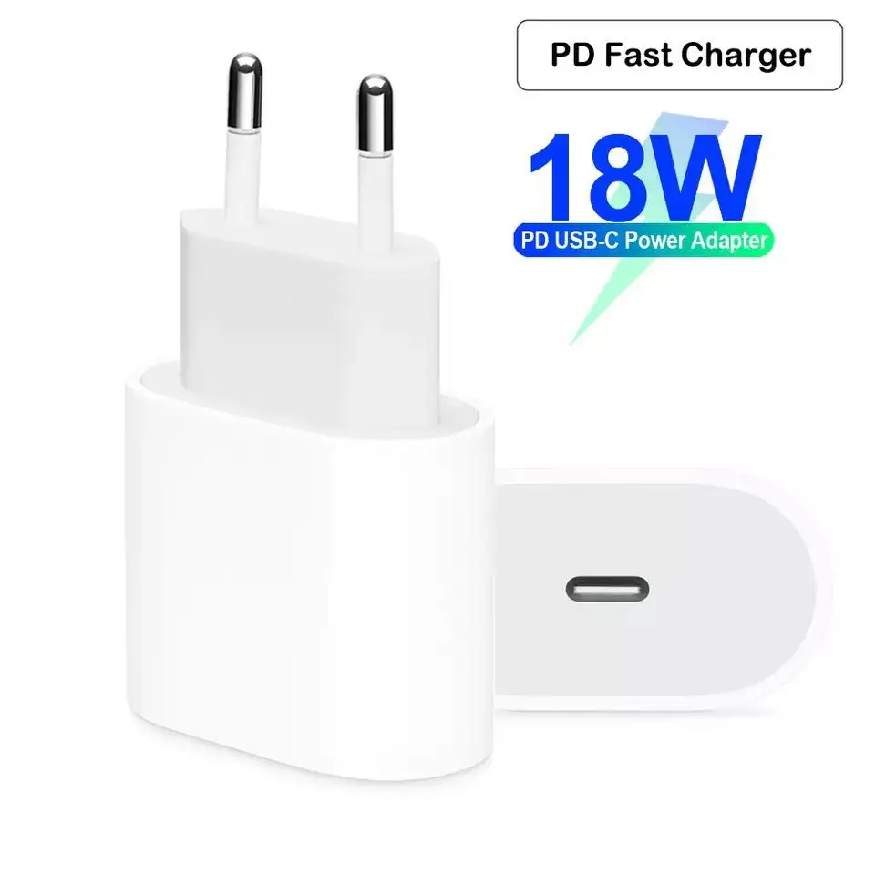 18 Вт PD usb type C зарядное устройство адаптер для iPhone 11 Pro Xr X Xs Max 8 Plus Быстрая зарядка ЕС