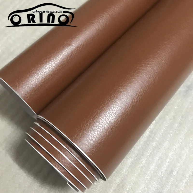 Brown Leather Vinyl Wrap Film-4