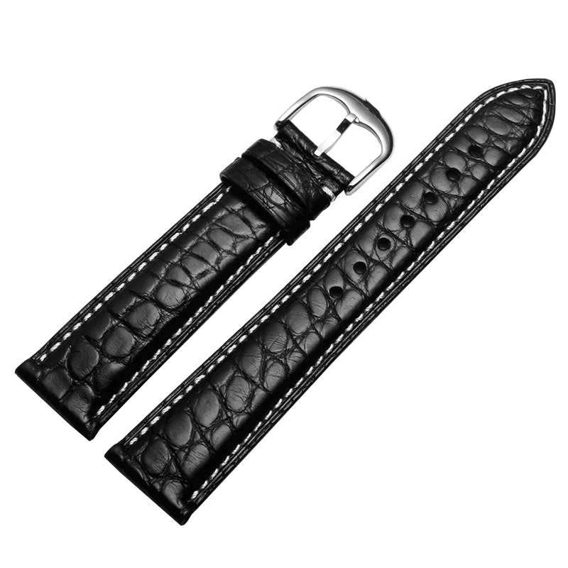 Crocodile Alligator Skin Genuine Leather Watchband Watch Strap For Deepsea Daytona Gmt Yacht 21 22mm Men Women Wristband Watchbands Aliexpress
