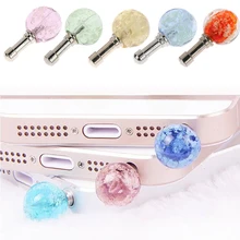 1 шт. люминисцентный Ночной свет 3,5 мм наушники порт пылезащитный Разъем гарнитура наушники пробка гарнитура для мобильного телефона пылезащитный для планшетных ПК