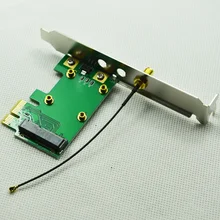 Adapter-Card Antenna Laptop Minipci-E Convertor-Accessories Wireless Wifi Add Replacement