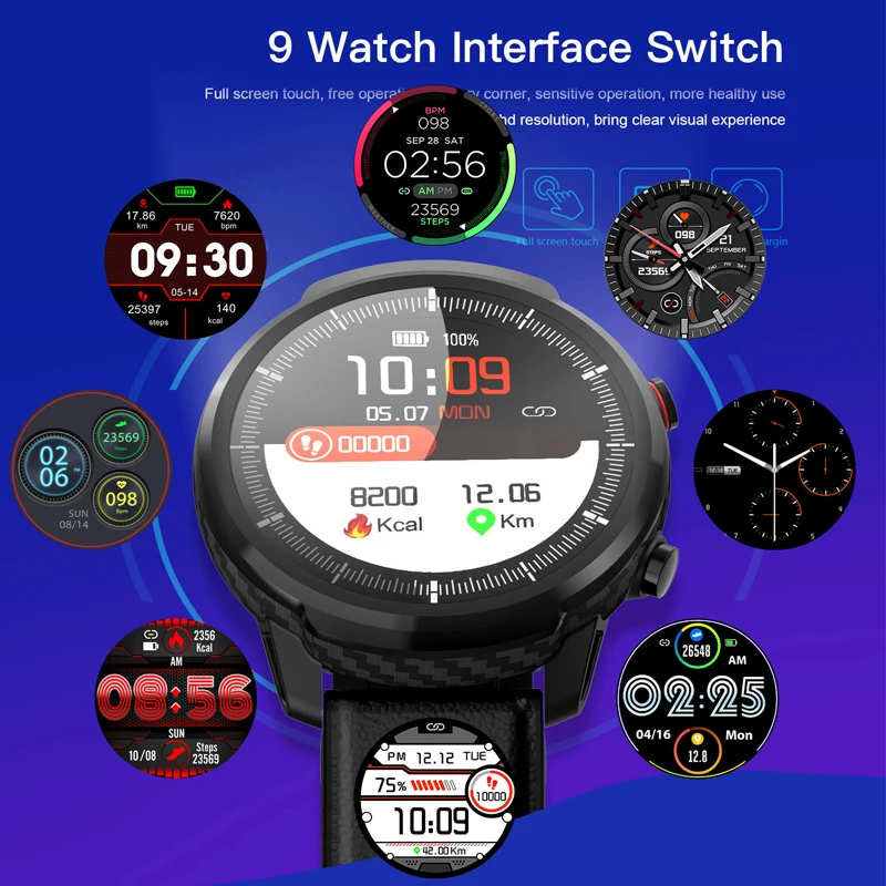 ESEED L5 Pro S10 plus smart watch full touch screen 30 days long standby smartwatch men Weather Forecast Heart Rate for android