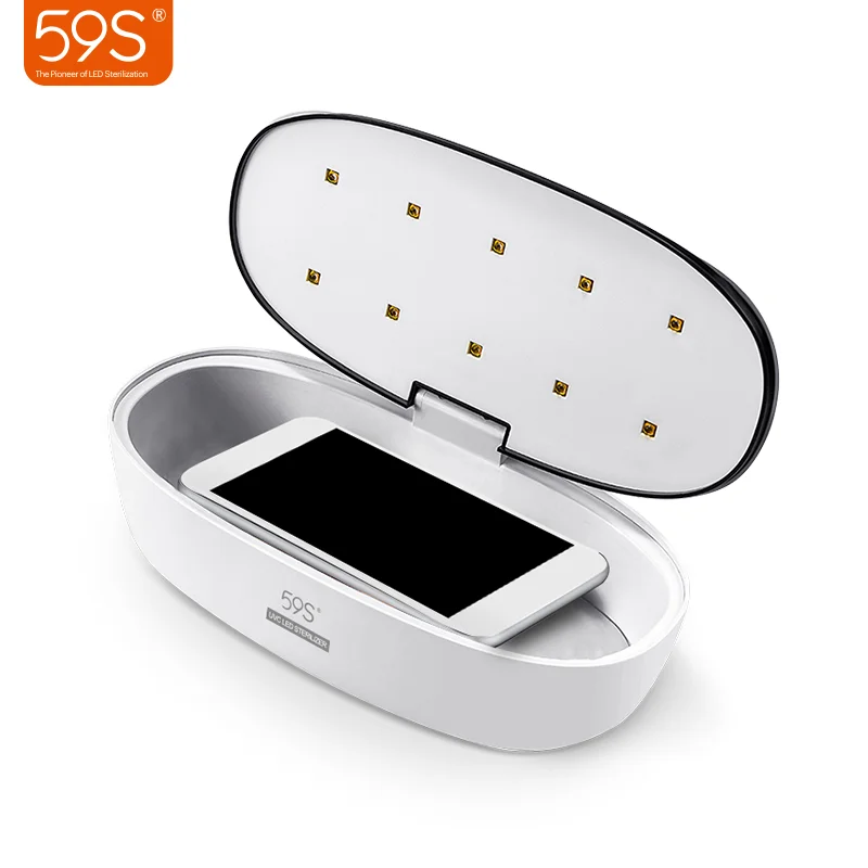 

UV Sterilizer Box 59s S1 Sanitizer Disinfection for Sterilizing Nail Tools Beauty Makeup Brushes Cosmetic Puff Tattoo Accesories