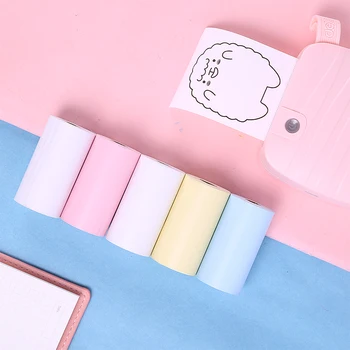 

Color Thermal Paper Roll 57*30mm No stickine Photo Paper Clear Printing for PeriPage A6 A8 PAPERANG P1 Mini Pocket Photo Printer