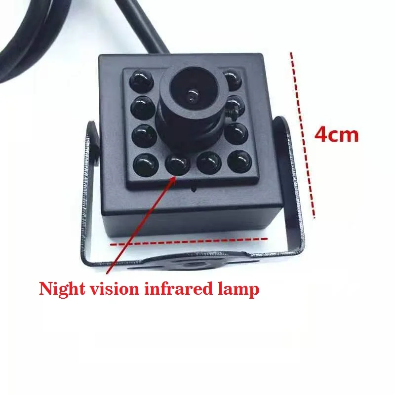 1080P 2MP/4MP Встроенный микрофон дополнительная мини камера безопасности Видео 940 мм 8 ИК светодиодов ночного видения Onvif камера для помещений