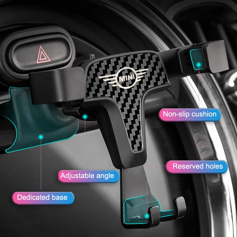 

Gravity induction mobile Phone stand For BMW MINI Cooper S One Countryman No Magnetic Universal Holder Car Interior Accessories
