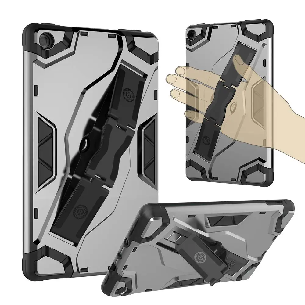 

Case For Amazon Fire Case 7 Inch 2019 Durable Dual Layer Back Cover Anti-Slip Shockproof Armor Defender Protective Case