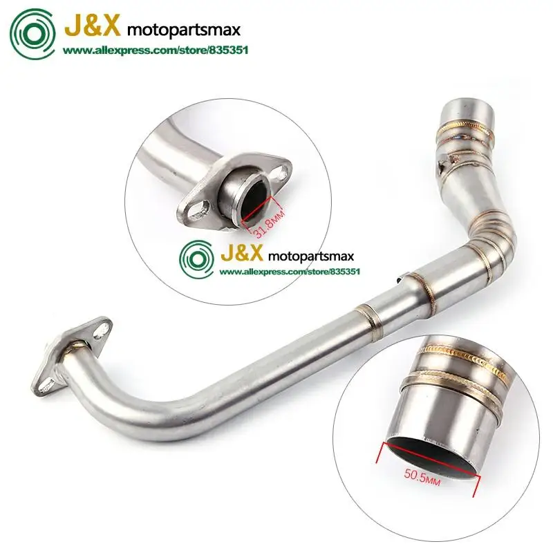 NMAX155 NMAX125 мотоцикл выхлопной трубы скутер передняя для YAMAHA NMAX 155 N MAX 155 N MAX125