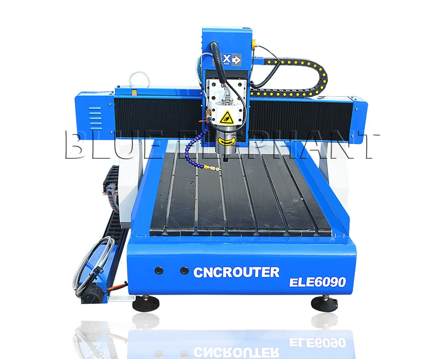 Фрезерный станок с ЧПУ Blue Elephant 3 axis 6090 Резьбовая машина сделано в Китае для дерева