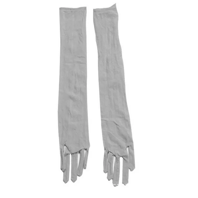 Gray Glove Сексуальная кружевная облегающая юбка-карандаш, Милая юбка, открытая, из шелка льда, гладкая прозрачная микро мини-юбка, Прозрачная Клубная юбка, фантастическая эротическая одежда - Цвет: Gray Glove