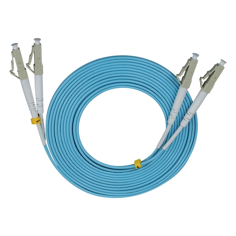 

10pcs/lot LC-LC 10Gbps OM3 MM 50/125 Multi Mode Optical Fiber Patch Cord 2.0mm Duplex Fiber Optical Jumper LC/UPC-LC/UPC
