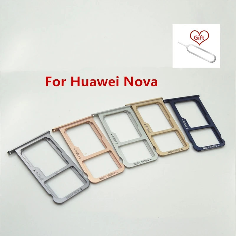 Для huawei Nova держатель лотка для sim-карты слот для карты адаптер для huawei Nova запасные части
