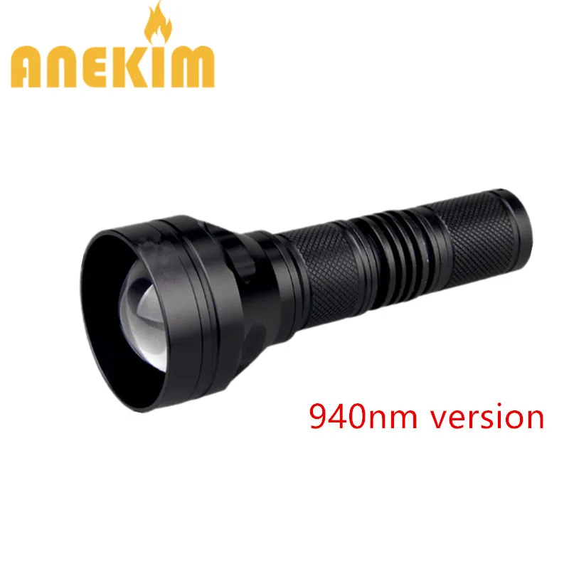 940nm laser version 1000 ярд дальняя дальность laser10W Инфракрасный фонарик IR 940nm инфракрасный IR 850nm охотничьи фонари ночного видения фонарик - Испускаемый цвет: 940nm laser version