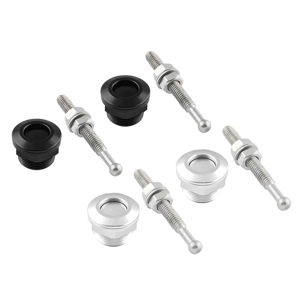 4 Pieces Quick Release Latch Low Profile Hood Pins Lock Car Lock 7/8 inch Quick Latch for Hood