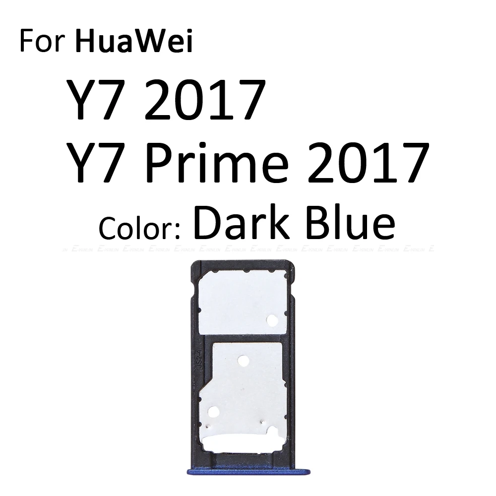 Микро-SD sim-карта слот, разъем для лотка адаптер Коннектор кард-ридера для Huawei Y7 Prime контейнер держатель Запчасти для авто