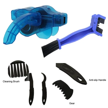 

ZK30 Portable Bicycle Chain Cleaner Bike Brushes Scrubber Wash Tool Mountain Cycling Cleaning tools Kit Outdoor accessories