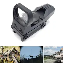 Jagd anblick Heißer 20mm Schiene Zielfernrohr Jagd Optik Holographic Red Dot Sight Reflex 4 Absehen Tactical Scope Kollimator Anblick