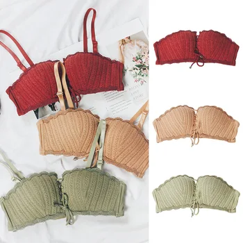 

Female Underwear Sexy Lace Invisible Bras for Women Strapless Bra Push Up Lingerie Backless Bralette Seamless Brassiere