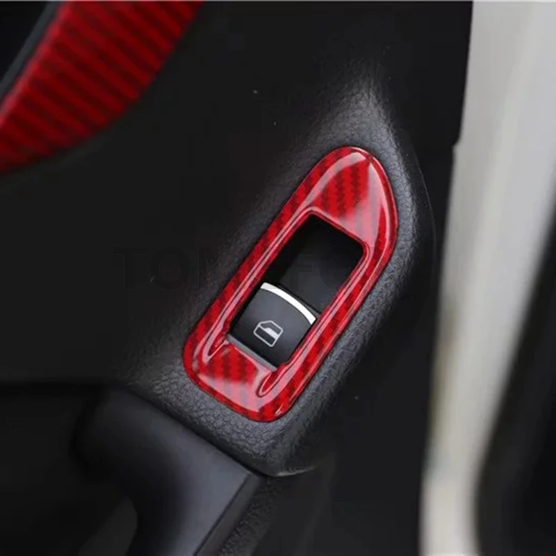 TOMEFON для Volkswagen Golf 6 MK6 2010 2011 2012 LHD Внутренняя дверь подлокотник окно переключатель кнопка покрытие подъемника отделка Аксессуары ABS