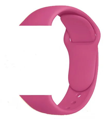 dragon fruit Силиконовый спортивный ремешок для iWatch 5, 40 мм, 44 мм, цветной мягкий браслет, ремешок для Apple Watch, 42 мм, 38 мм, 1, 2, 3, 4, аксессуары - Цвет ремешка: dragon fruit