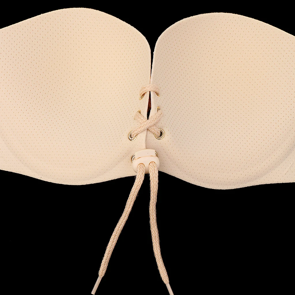 C Beige Strapless Силиконовый бюстгальтер самоклеящийся волшебный пуш-ап без бретелек Невидимый модный бюстгальтер - Цвет: C Beige Strapless