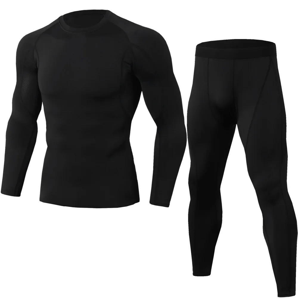 Mens Thermal Underwear Sets Base Layer Warm Top & Bottom Compression Winter Ultra Soft Gear Sport Long Johns Set for Men 
