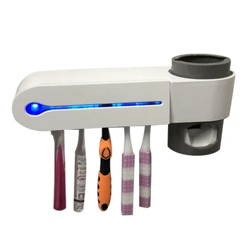 

Hot 2020 Ultraviolet UV Light Toothbrush Holder Sterilizer AutoToothpaste Dispenser Toothpaste Squeezers