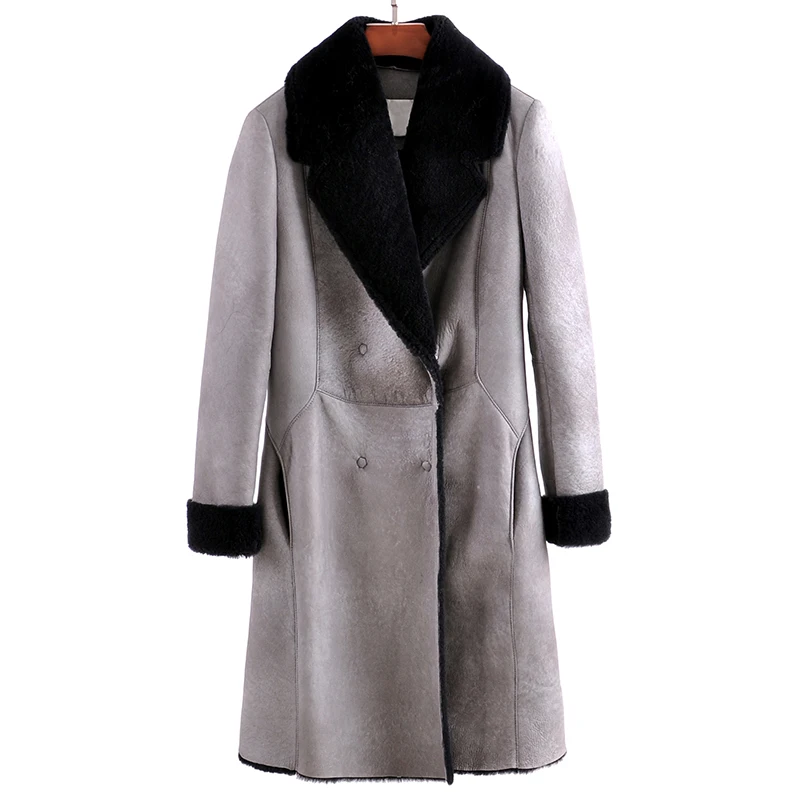 Новое поступление 2019 Женское зимнее пальто длинный рукав толстый теплый мех