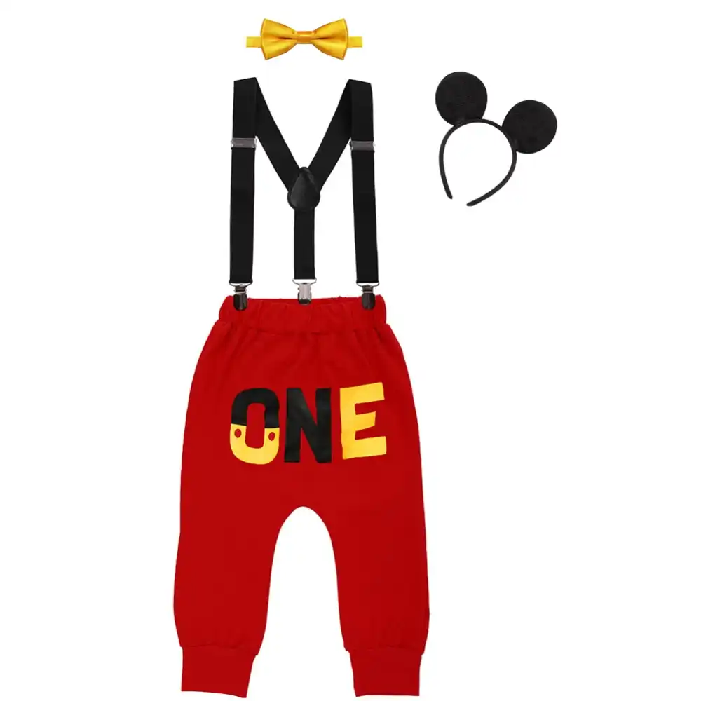 baby boy mickey mouse 1st birthday outfit