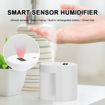 

USB Portable Air Humidifier Diamond Bottle Aroma Diffuser Mist Maker For Home Office Humidification Detachable Air Diffuser