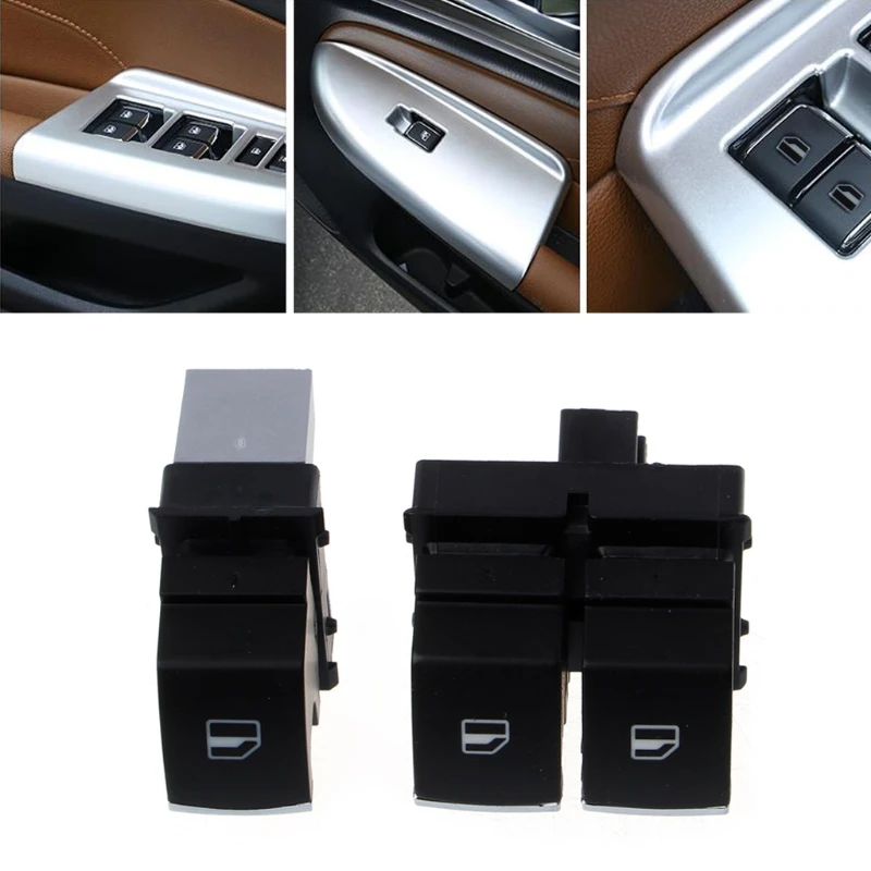 2 шт./комплект хром power Master единый переключатель подъемников окон кнопка для Volkswagen VW Passat B6 Eos Golf 5 6 R32 GTI MK5 MK6