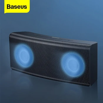 

Baseus Portable Bluetooth Speaker 5.0 Outdoor Wireless Speakers 3D Stereo Sound System Music Surround Loudspeaker Support TF AUX