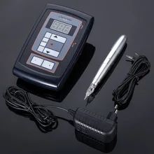 Серебро/Роза постоянный макияж Татуировка бровей и губ машина комплект, Agulhas роторный Швейцарский Мотор татуировки машина с переключателем для ног+ иглы