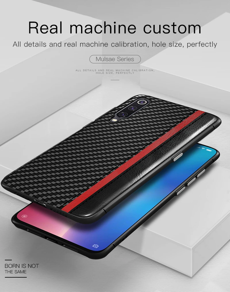 Чехол ETIMGA для Xiao mi 9, чехол из искусственной кожи, мягкий чехол для Xiaomi mi 9 Pro, модный противоударный чехол для бизнес-сумки, чехол