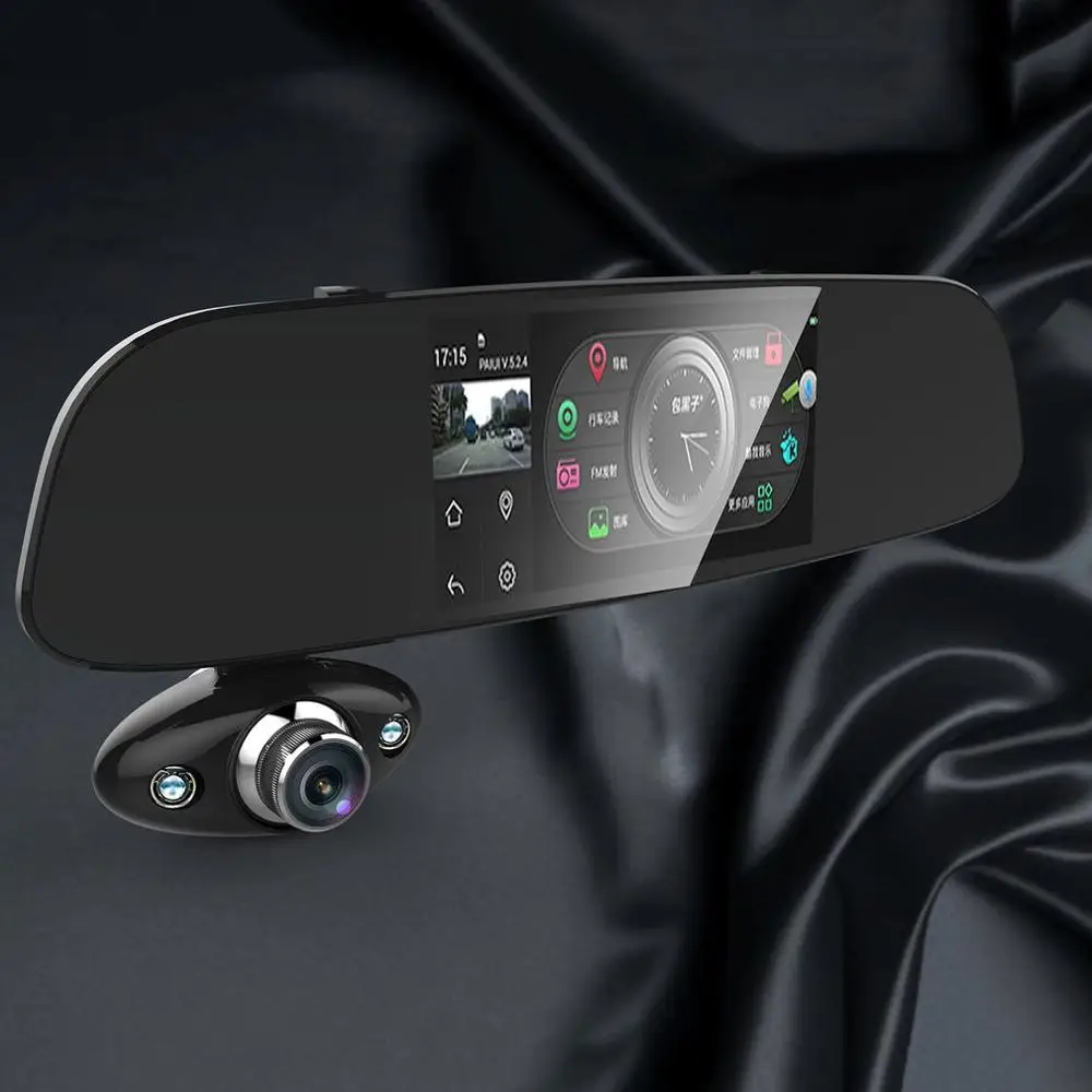 

B33 Car Camera 5" 1080P FHD Car DVR Touch Rear View Mirror Camera G-sensor Recorder Night Vision Dual Lens Dash Cam