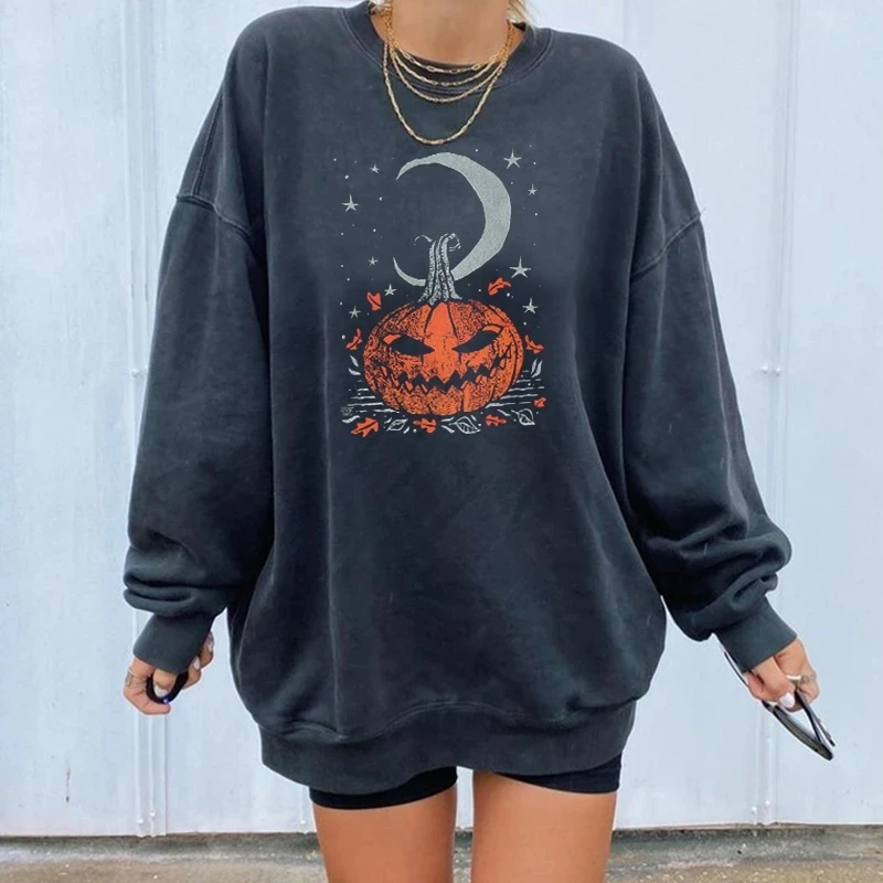 halloween sweatshirt woman