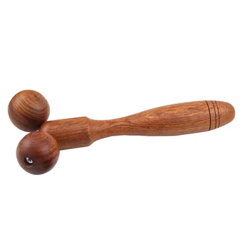 

Wooden Eye Face Roller Health Care Massager Primary Wood Slimming Relaxing Neck Therapy Facial Roller Health Care Tool