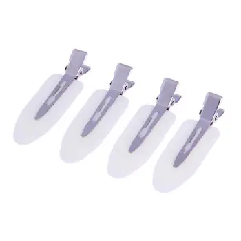 

4pcs/Set Leaf Traceless Hair Clips Cosmetic Positioning Clamps Hair Tools