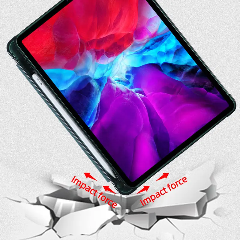 Чехол для iPad 2019 7 10 2 2018 Mini 4 5 2017 Pro 11 2020 Air умный чехол с держателем стилуса