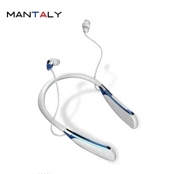 

Neck Wired Bluetooth Earphone TWS Headphones Sport Earbuds ear Earpiece non-water listener Eardies mobile Noise reduce stereo