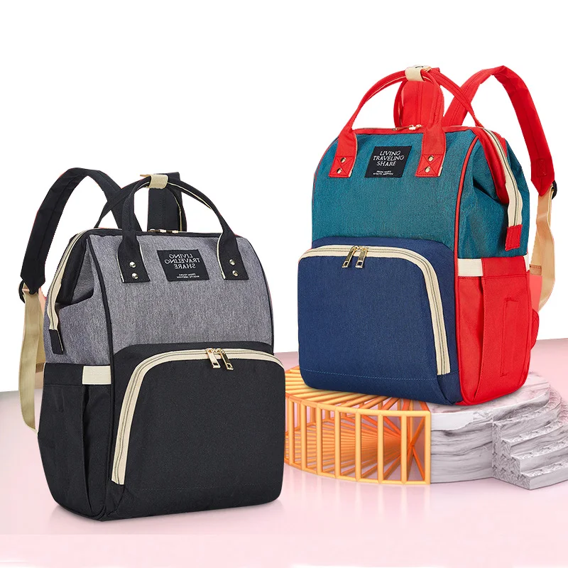 

Mommy Backpacks Large Capacity Baby Diaper Bag Waterproof Newborn Care Backpacks Travel Insulation Nappy Backpack